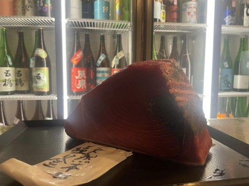 本マグロと日本酒
